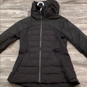 Black lulu coat